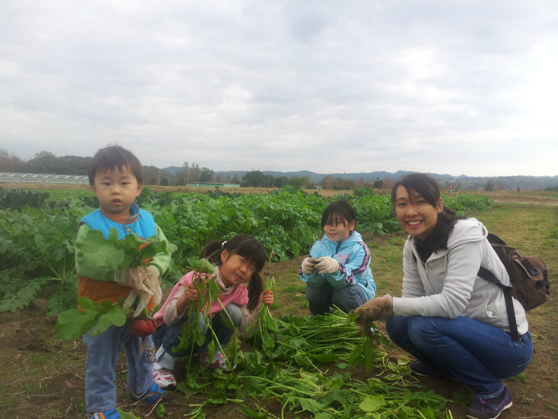 秋野菜の収穫体験　『畑でファー！』　アグリライフ倶楽部