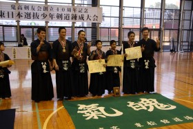 創立４０周年記念大会　優勝：東松舘道場