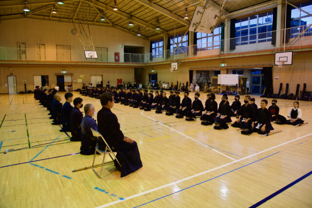 鬼高小学校稽古風景1